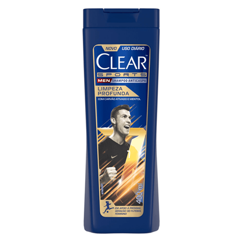 Shampoo Clear Sports Men Limpeza Profunda 200ml